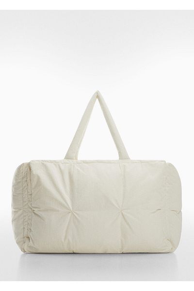 MANGO Weiße Frauen Umhängetasche 57028274 -01