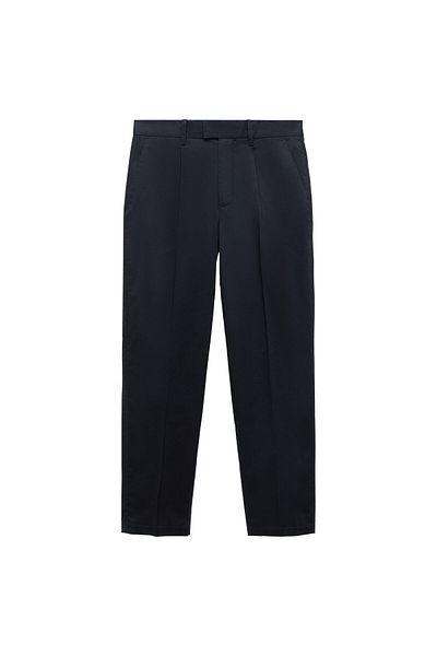 MANGO Woman Ανδρικό παντελόνι Midnight Blue 77110571