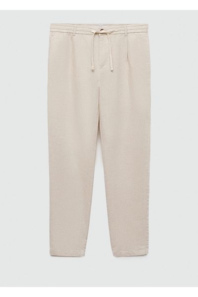 MANGO Natural Men's Trousers 77110569