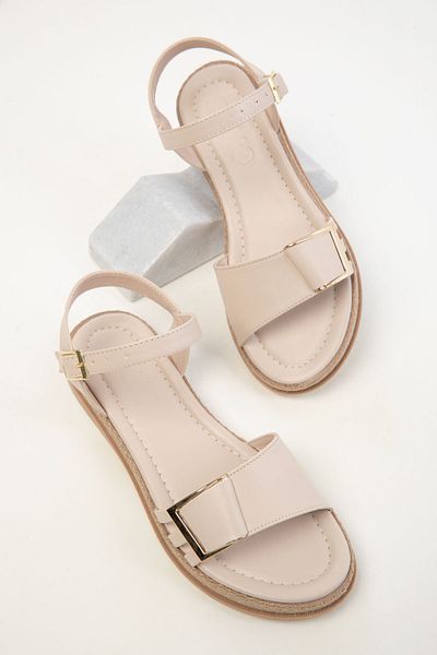 SOHO Beige Damensandalen 20395