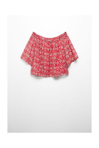 MANGO Kids Off-Shoulder-Bluse