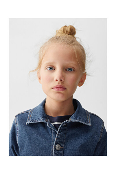 MANGO Kids Dlouhá džínová kombinéza