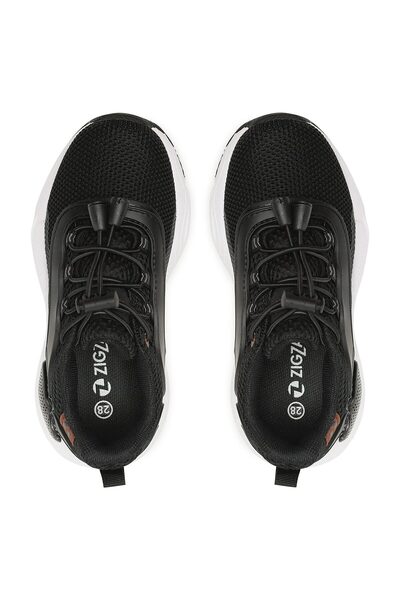 Zigzag Sneakers Black Kids