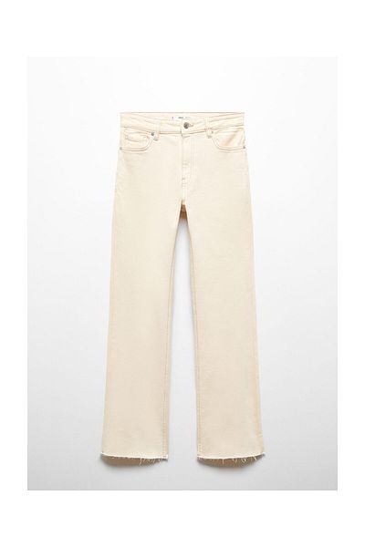 MANGO Woman Sienna ausgestellte Cropped-Jeans