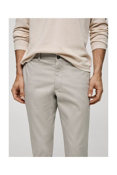 MANGO Man Slim fit serge chino παντελόνι
