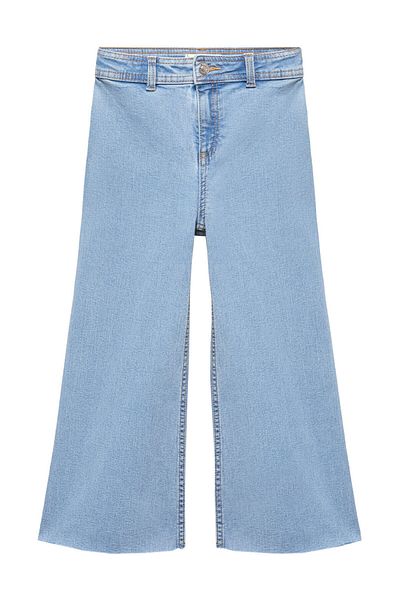 MANGO Kids Džínové culotte s vysokým pasem