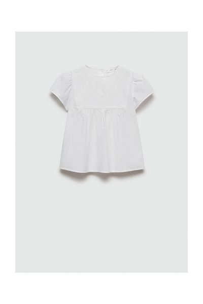 MANGO Kids Vyšívaná halenka Plumeti