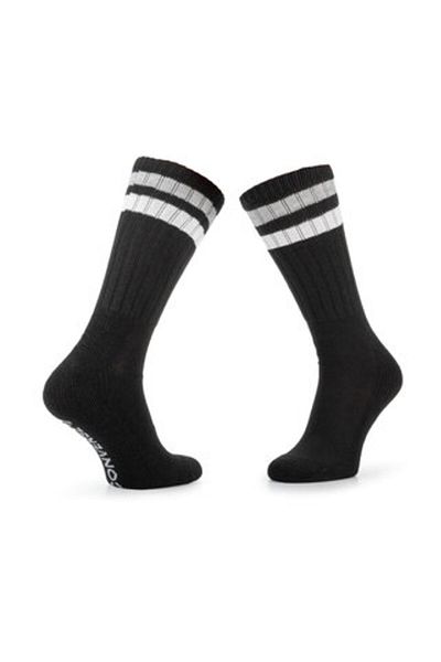 converse Set 2 perechi de sosete inalte unisex Alb, Negru, Gri Adulti