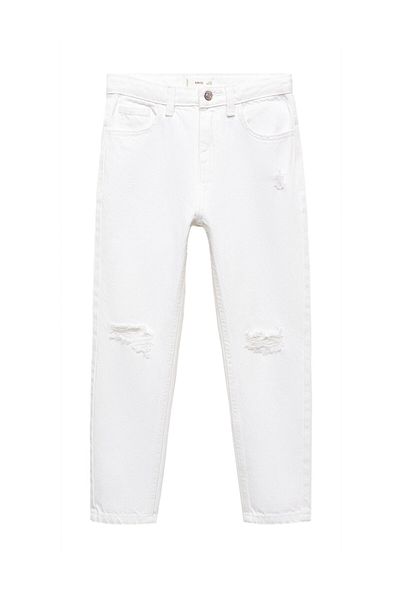 MANGO Kids Dad διακοσμητικό σκισμένο τζιν