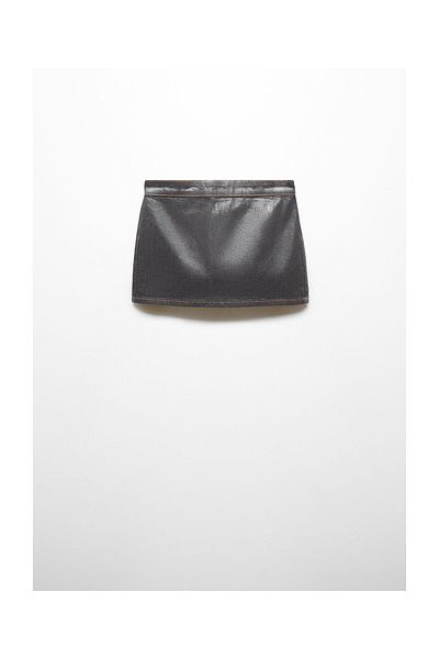 MANGO Woman Šedá dámská sukně – Model67083698