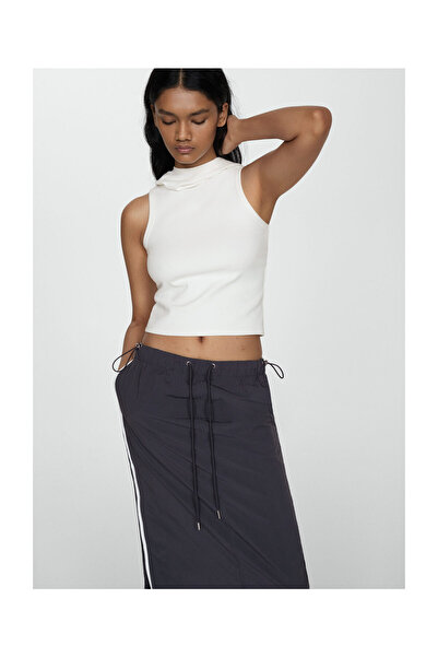 MANGO Woman Parlak Mavi Kadın Etek 67057910