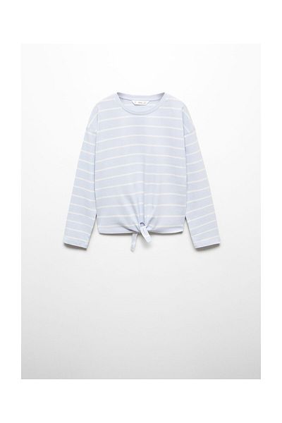 MANGO Kids Uzel pruhované tričko