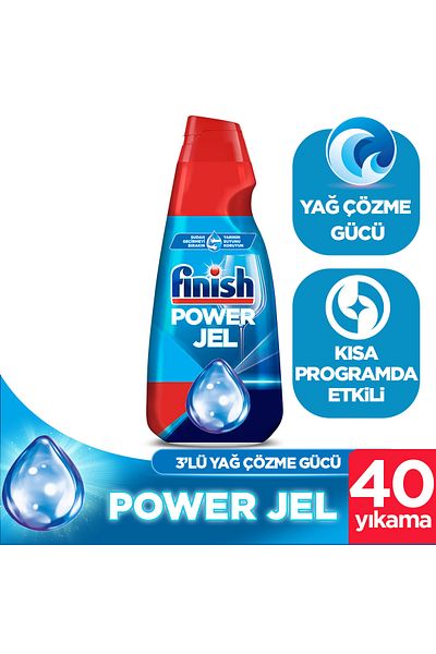 Finish All in One Dishwasher Detergent Gel Liquid 1000 ml 40 Washes