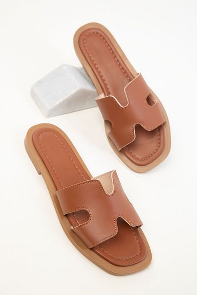 SOHO Tan Women's Slippers 20343