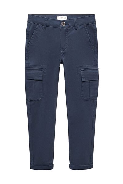 MANGO Kids Pantaloni cargo cu ajustări regulate