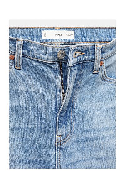 MANGO Woman Claudia slim-fit cropped jeans