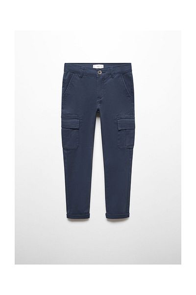 MANGO Kids Pantaloni cargo cu ajustări regulate