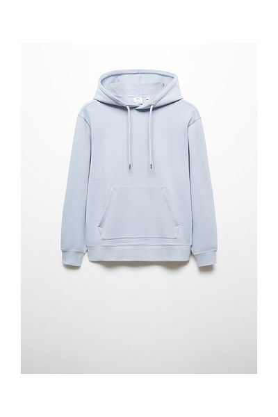 MANGO Man Lightweight cotton hooded sweatshirt