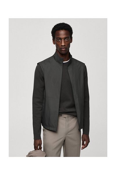MANGO Man Straight water-repellent gilet