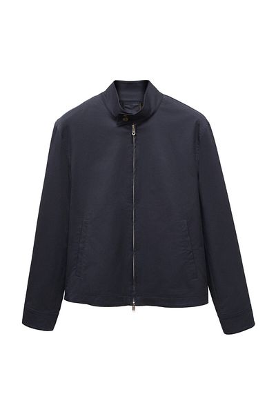 MANGO Man Zipper cotton jacket