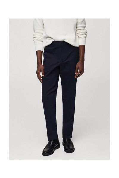MANGO Man Regular-fit cotton trousers