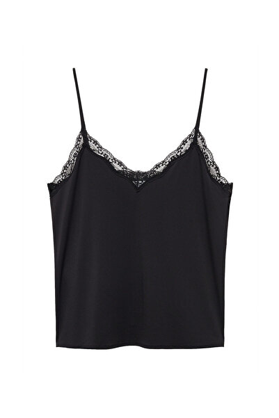 MANGO Woman Krajkový top