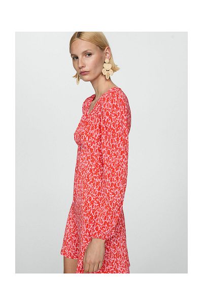 MANGO Woman Floral print dress