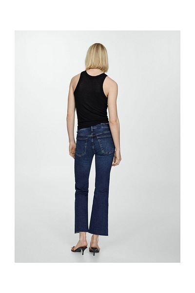 MANGO Woman Sienna flared cropped jeans
