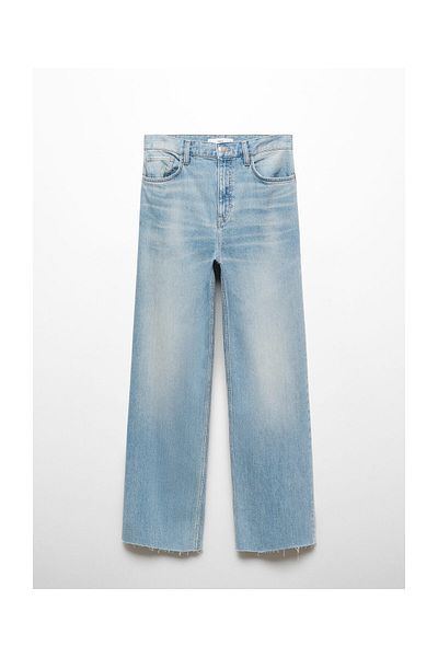 MANGO Woman Mid-rise straight jeans