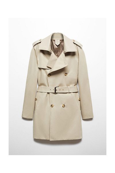 MANGO Man Classic water-repellent trench coat