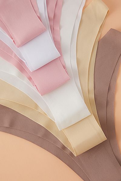 Trendyol Collection Rosa-Mehrfarbig 6er-Pack brasilianische Micro-Strickhöschen THMAW25KU00037