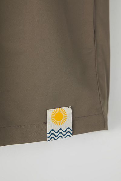 Trendyol Collection TMNSS23DS00026 Modell Khaki Standard-Badeshorts