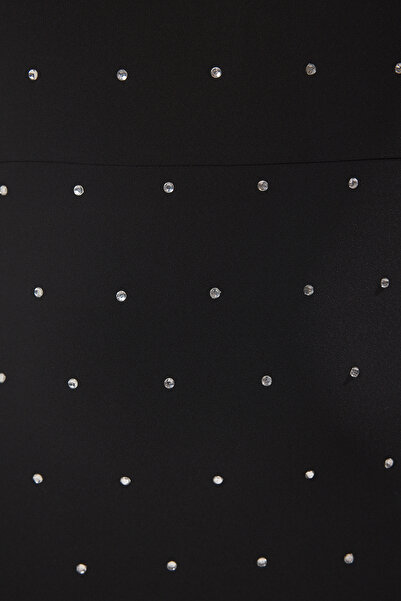 Trendyol Curve Černé šaty Finike Woven Plus Size