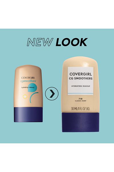 covergirl Smoothers Hydrating Makeup Foundation, Natural Beige (packaging may vary), 1 Fl Oz (Pack of 1)