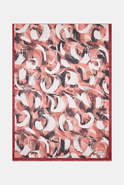 Vakko شال حريري بنمط هندسي