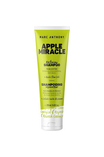 MARC ANTHONY Marc Anthony Apple Miracle Restoring Shampoo, Infused With Apple Stem Cell & Biotin - 250 Ml