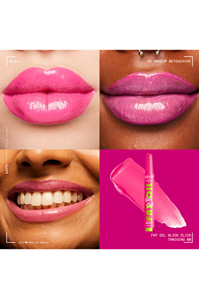 NYX Professional Makeup |FAT OIL SLICK CLICK SHINY LIP BALM - THRIVING