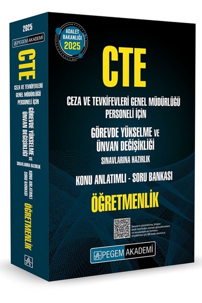 Pegem Akademi Yayıncılık 2027 GYS CTE Adalet Bakanlığı Ceza ve Tevkifevleri v...