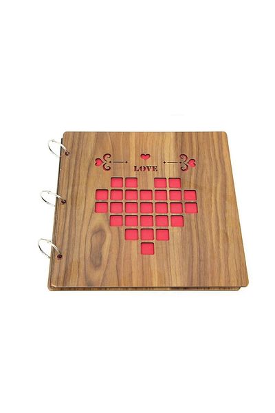No8 Home Album Wooden Cover Horizontal Themed