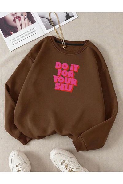 RPT MODA ОБЩ ТОП С УДОБНА КРОЙКА И ЩАМПА „DO IT“ С ДЕТАЙЛИ И ОБЪКЛО ЯКЛЕ, БАЗОВ ТОП