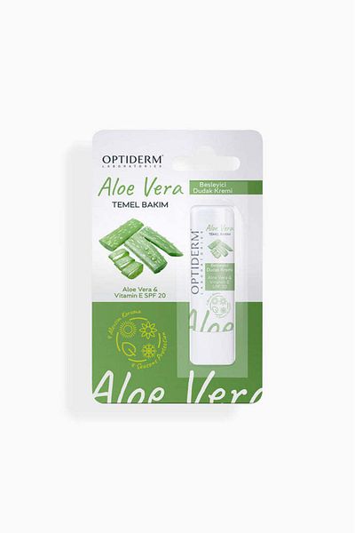 Optiderm Lip Stick Aloe Vera & Vitamin E SPF20+