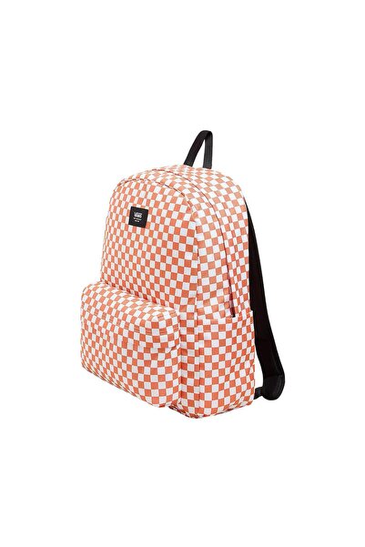 Vans Old Skool Check Backpack Unisex Orange Backpack