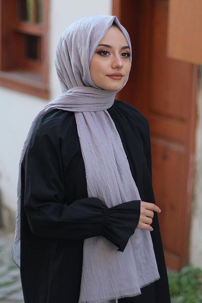AFVENTE Gray Bamboo Shawl