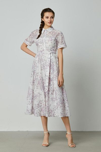 femi9 A-Line Printed Dress