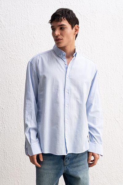 GIESTO ΠΟΥΚΑΜΙΣΟ OVERSIZED DRAPE ΕΛΑΦΡΥ ΛΙΝΟ