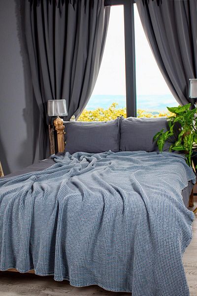 MYLASA HOME 100% bumbac Huggy Premium Pique șlefuit dublu 200 X 230 Cm