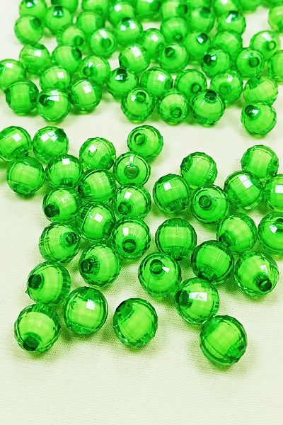 STUMBANNG World Bead Inside Beaded Bracelet Bag Bead 10 mm 50 Gr Green - Bnc460