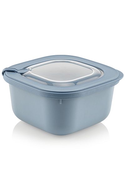 N'Pratik Elegant Storage Box Storage Container Set 3 Pieces of Vacuum Lid Suitable for Microwave and Refrigerator Colorful