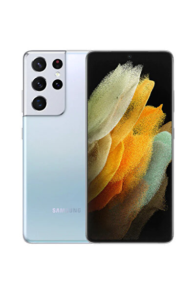 YENİLENMİŞ SAMSUNG GALAXY S21 ULTRA 256GB GÜMÜŞ CEP TELEFONU (12 AY GARANTİLİ) - A KALİTE