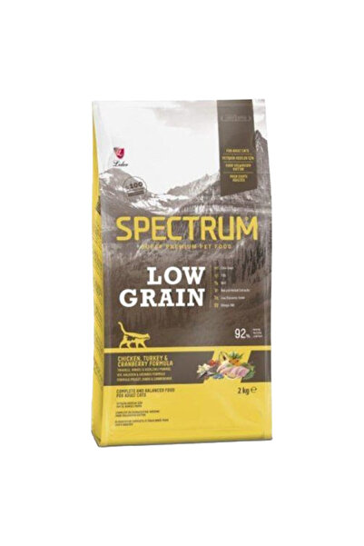 Spectrum Düşük Tahıllı Tavuklu Hindili ve Kızılcıklı Yavru Kedi Maması 2kg